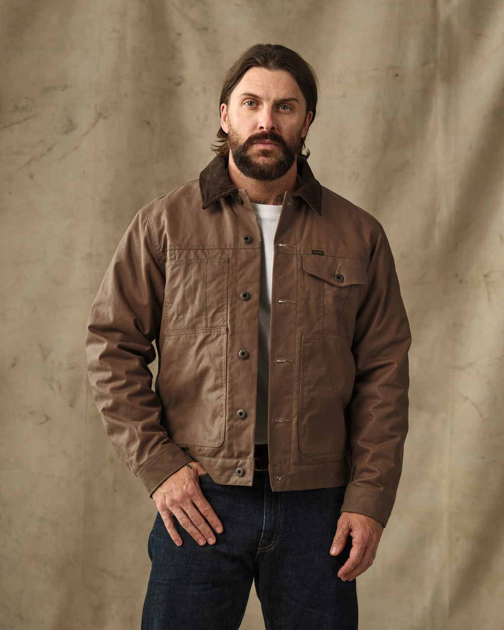Insulated Short Cruiser Jacket - Dark Brown