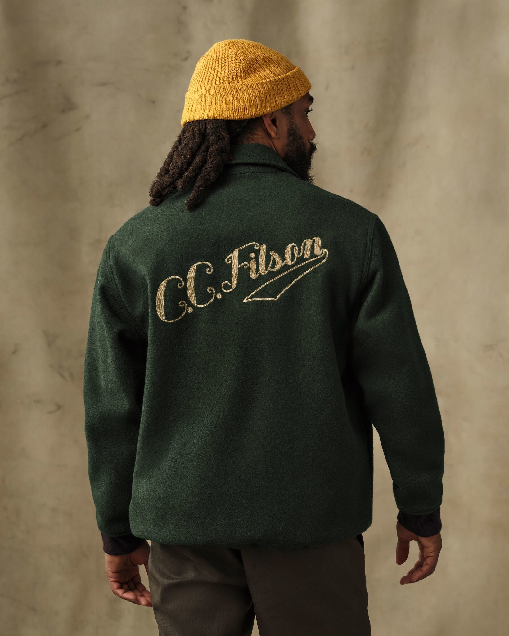 Mackinaw Wool Coach Jacket - Vintage Pine | Filson