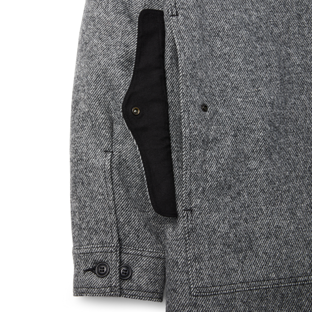Alternate view of the Filson Mackinaw Wool Cruiser Jacket - Gray Black