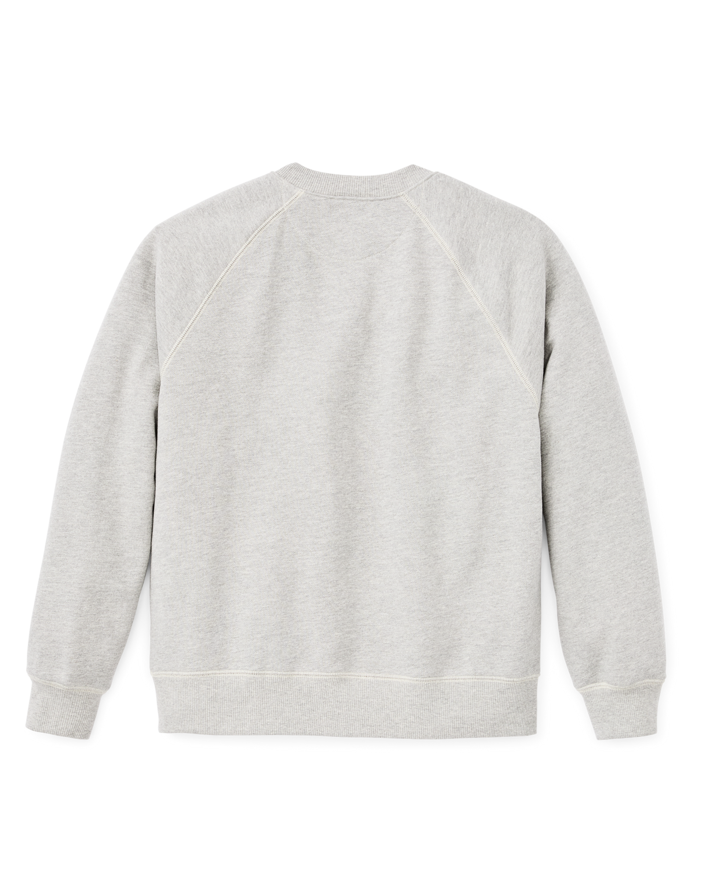 Quarter-zip Terry Sweatshirt - Heather Gray