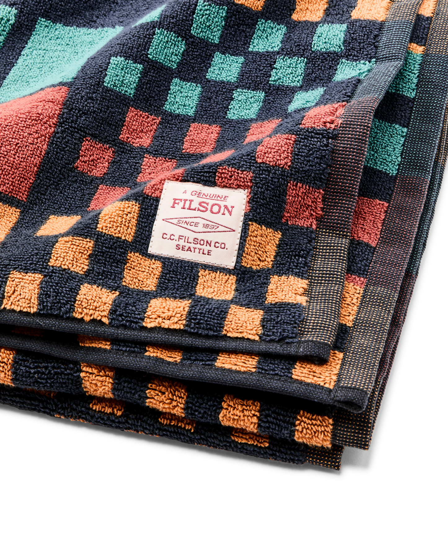Seabrook Filson Towel - Navy | Filson
