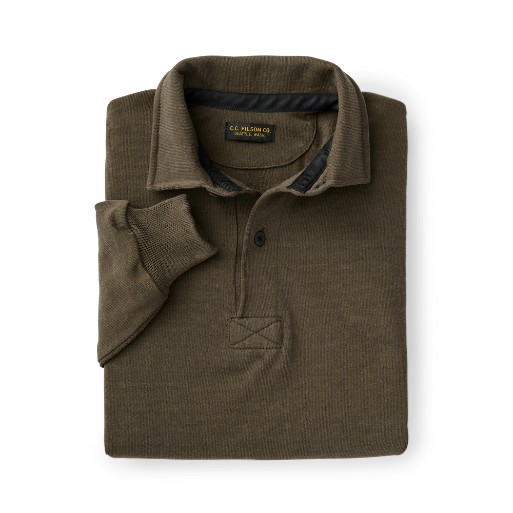 Alternate view of the Filson Pro Rugby Shirt - Dark Moss