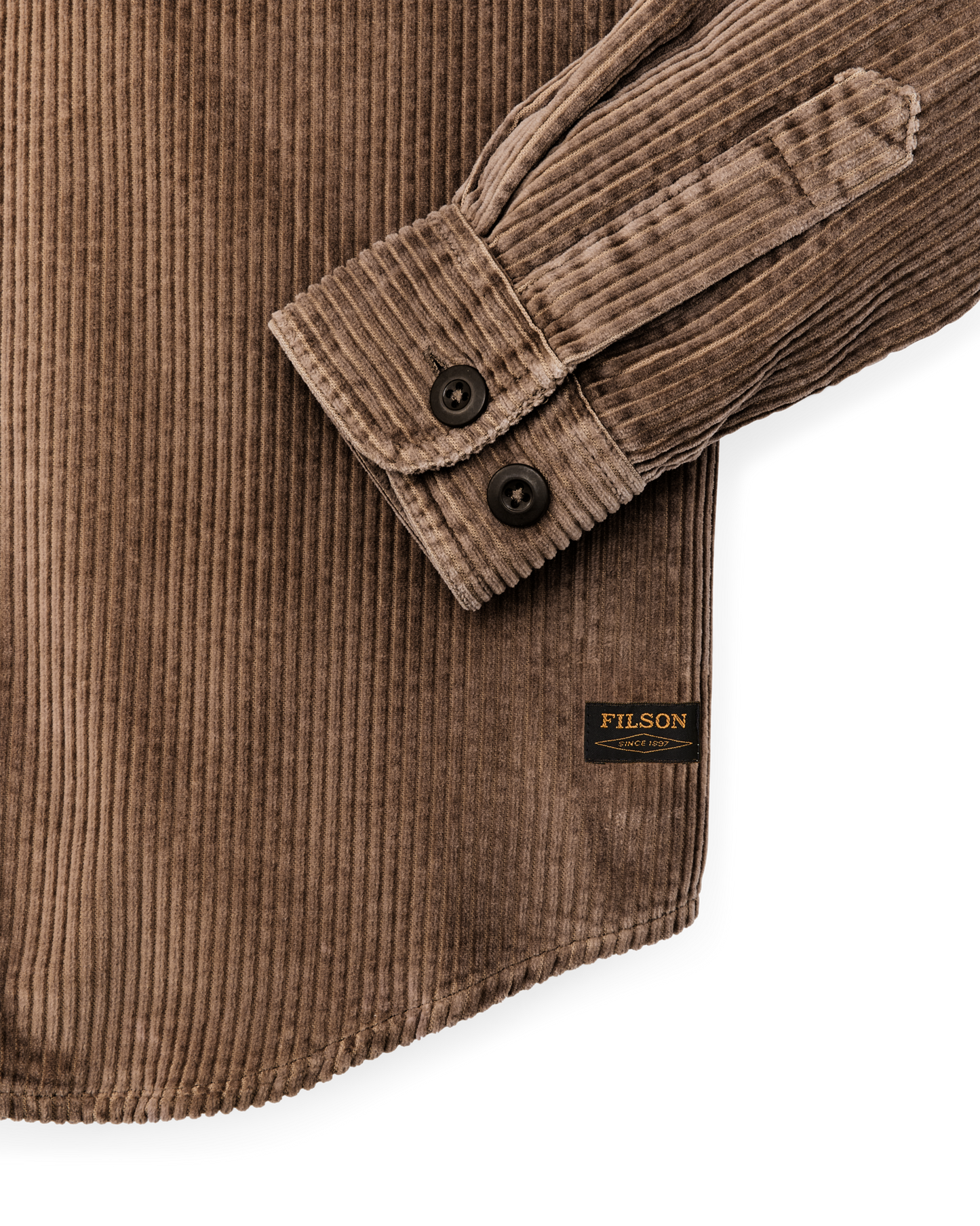 6-wale Corduroy Shirt - Brown