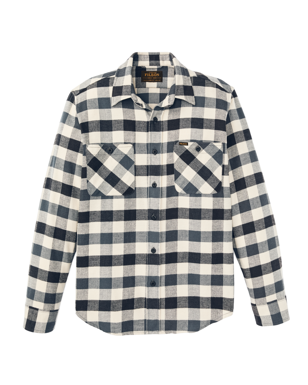 Rangeland Flannel Shirt - Charcoal / Steel Plaid