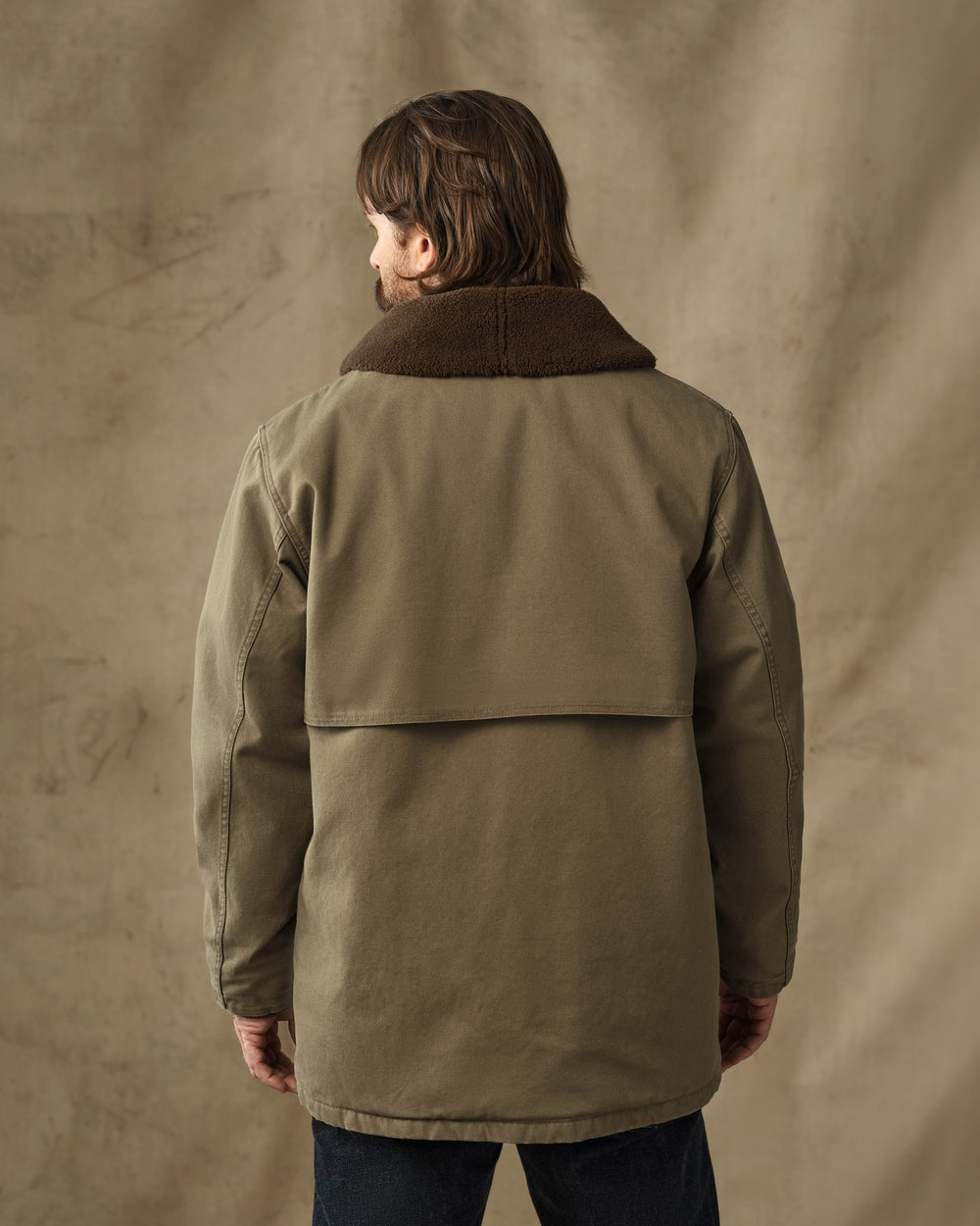 Rustic Canvas Packer Coat - Marsh Olive | Filson