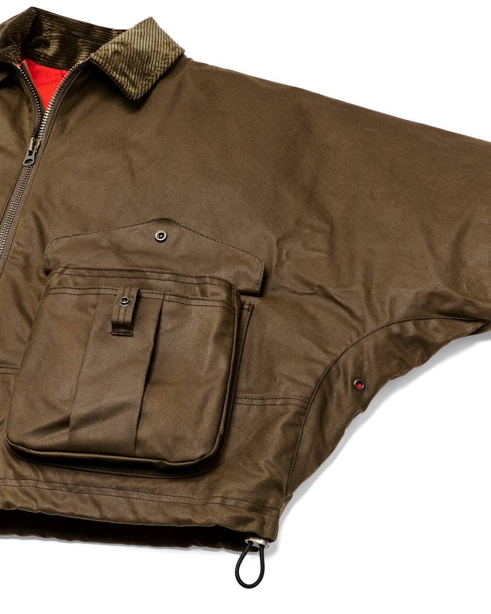 Alternate view of the Filson Women's Shelter Cloth Short Work Jacket - Dark Tan