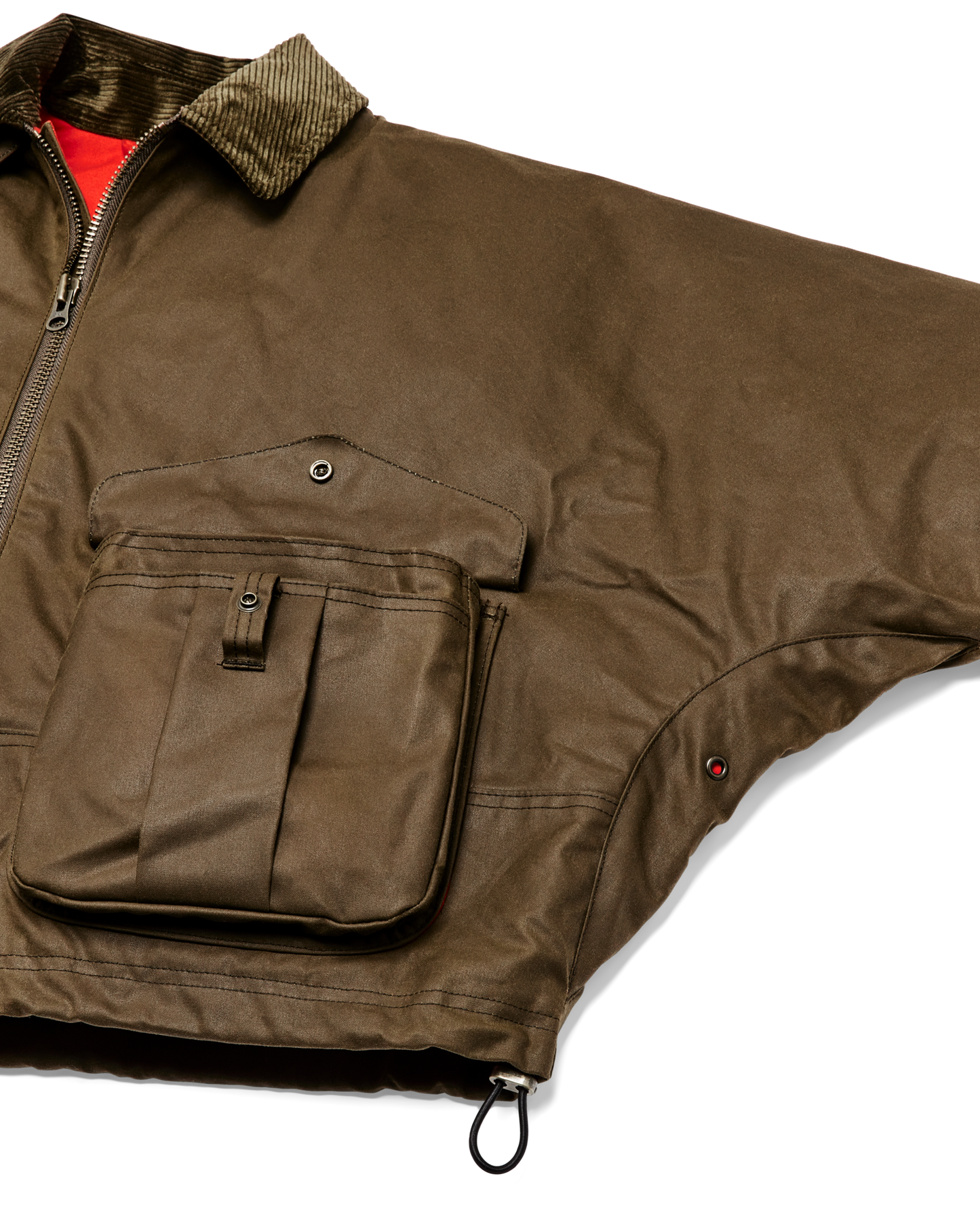 Alternate view of the Filson Women's Shelter Cloth Short Work Jacket - Dark Tan