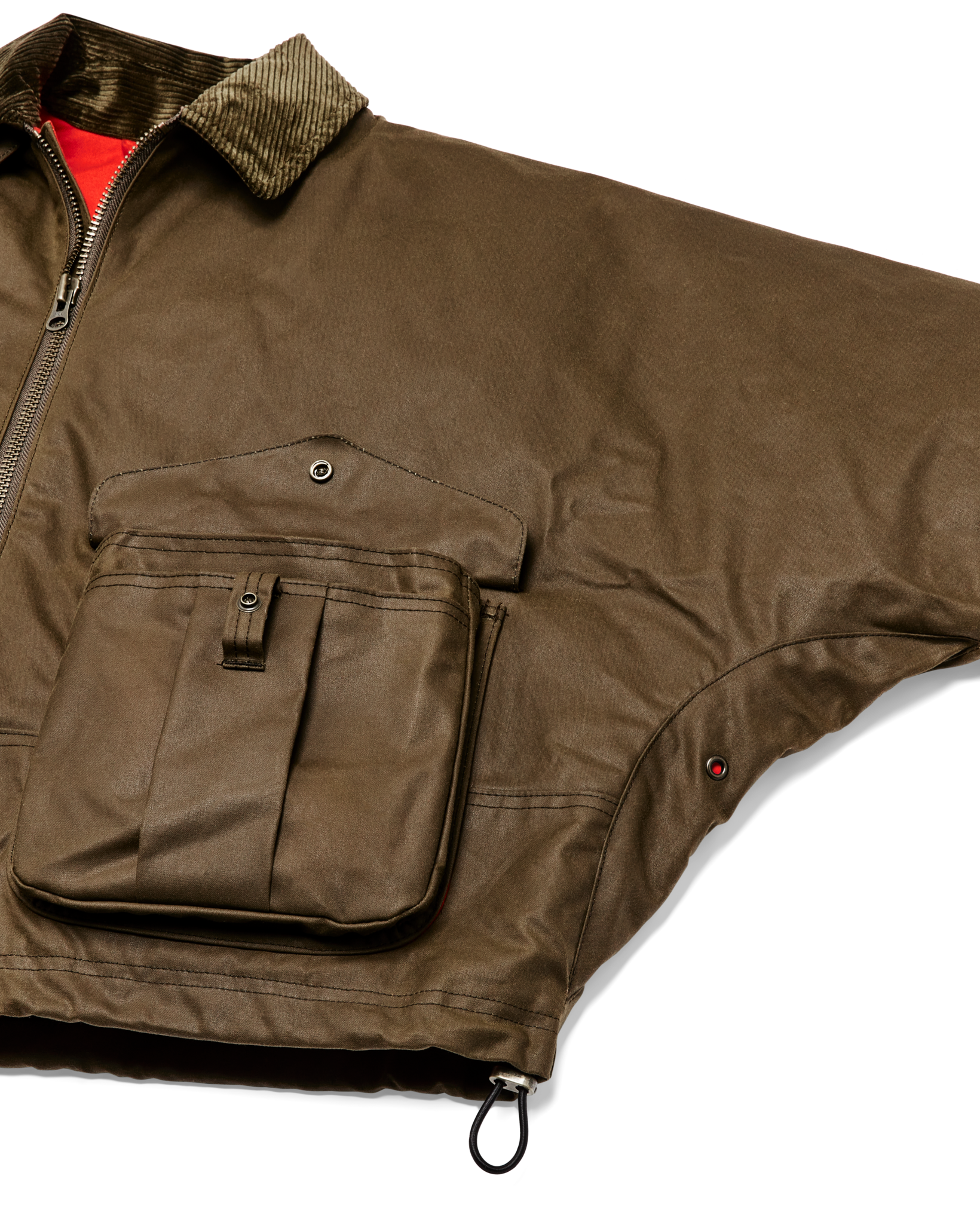 Alternate view of the Filson Women's Shelter Cloth Short Work Jacket - Dark Tan