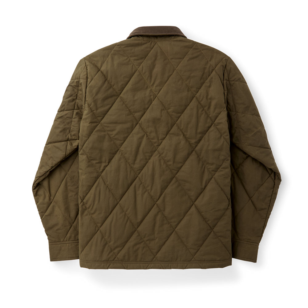 Alternate view of the Filson Hyder Quilted Jac-shirt - Marsh Olive