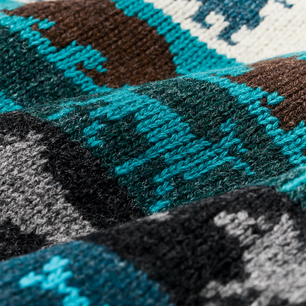 Alternate view of the Filson Women's Fair Isle Cardigan - Animal / Multi