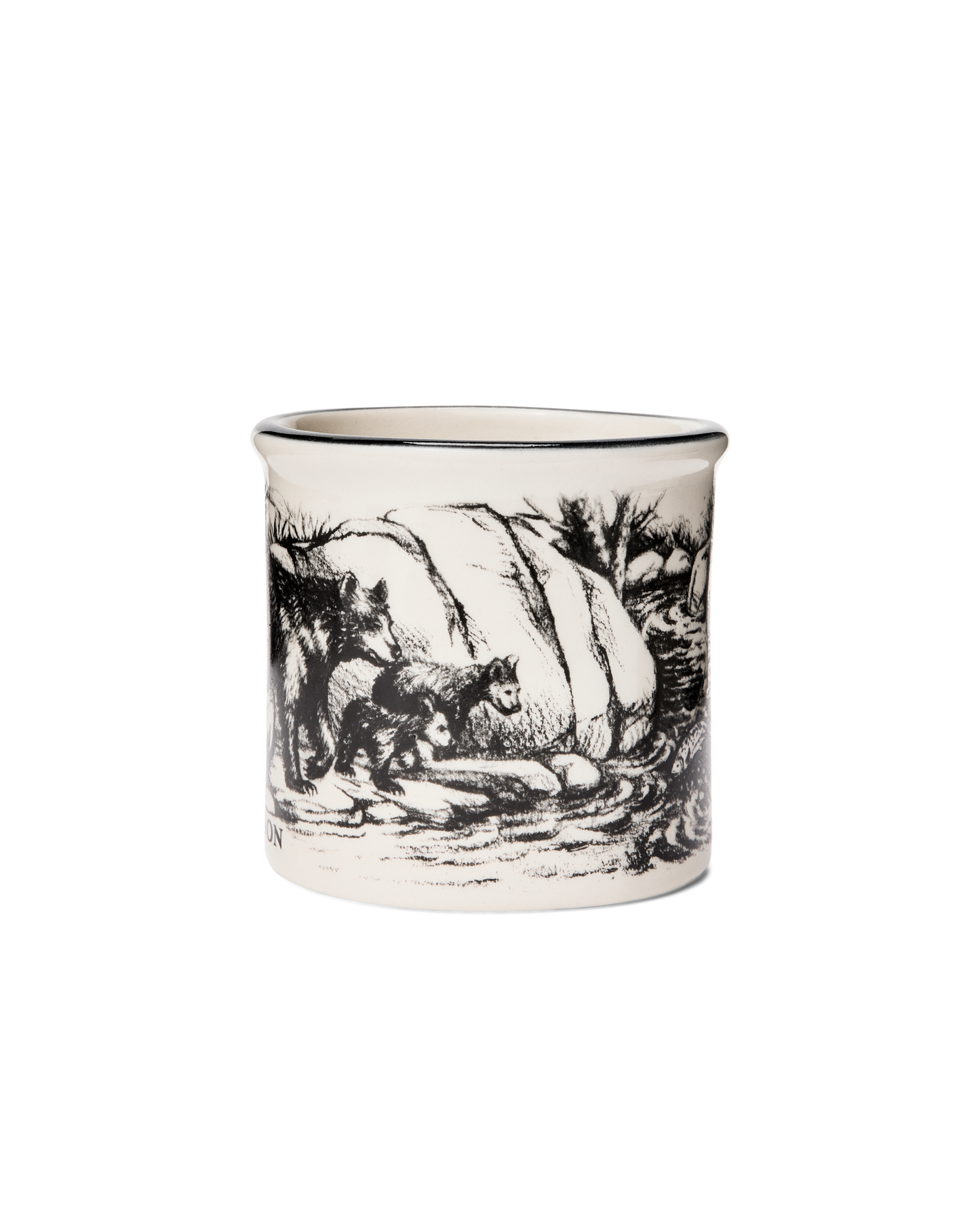 Stoneware Mug - Natural / Bears