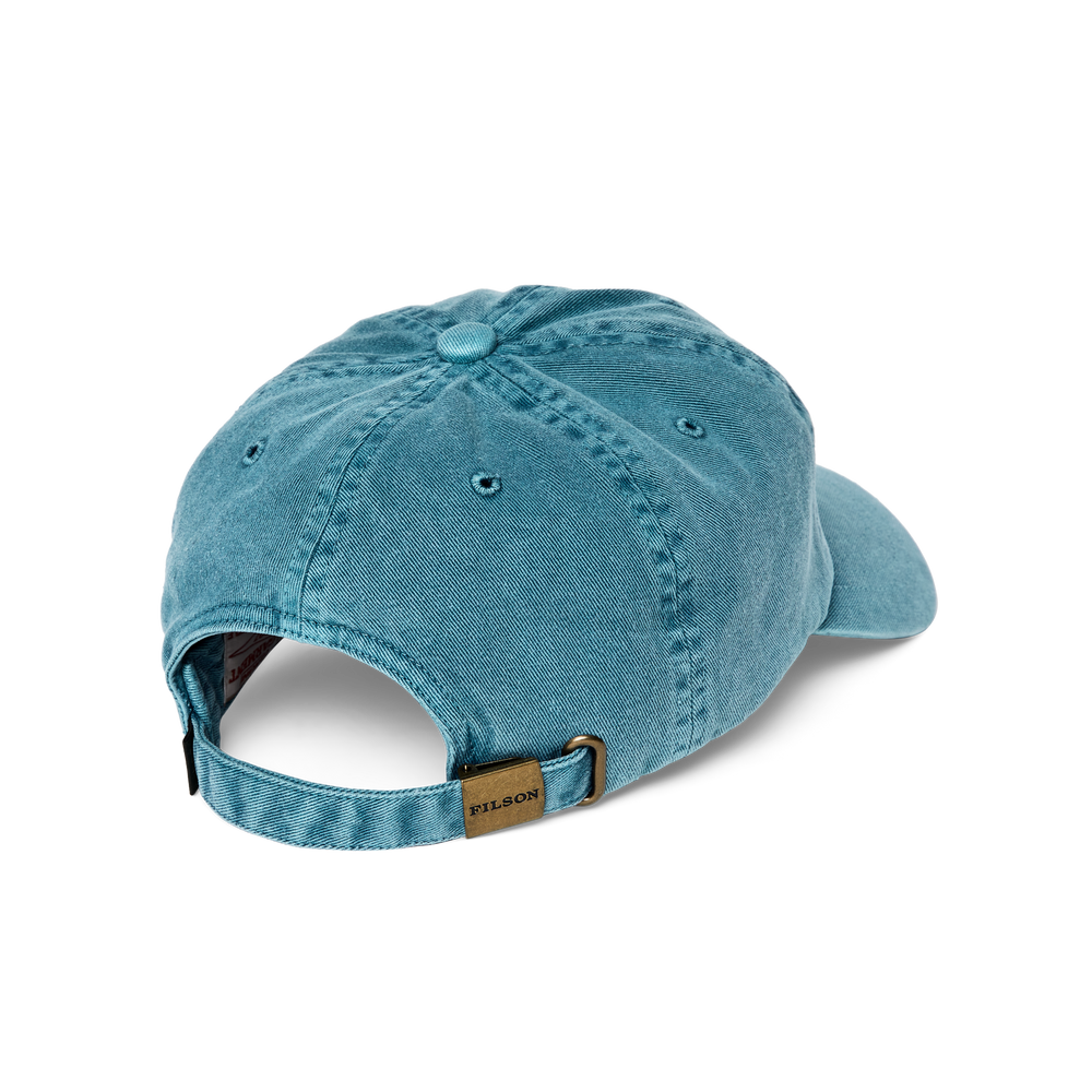 Alternate view of the Filson Washed Low-profile Logger Cap - Slate / Mallard