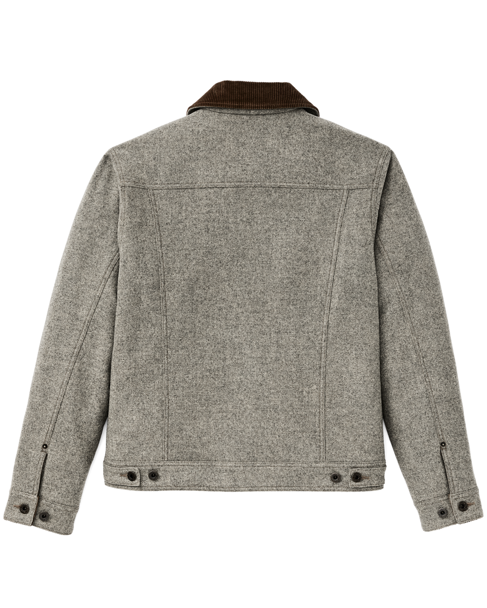 Alternate view of the Filson Spokane Insulated Short Cruiser - Vintage Heather Gray