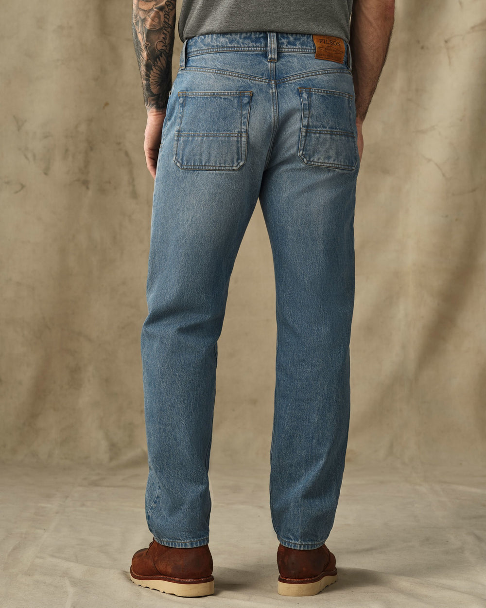 14-oz. Double-Front Jeans - Vintage Indigo