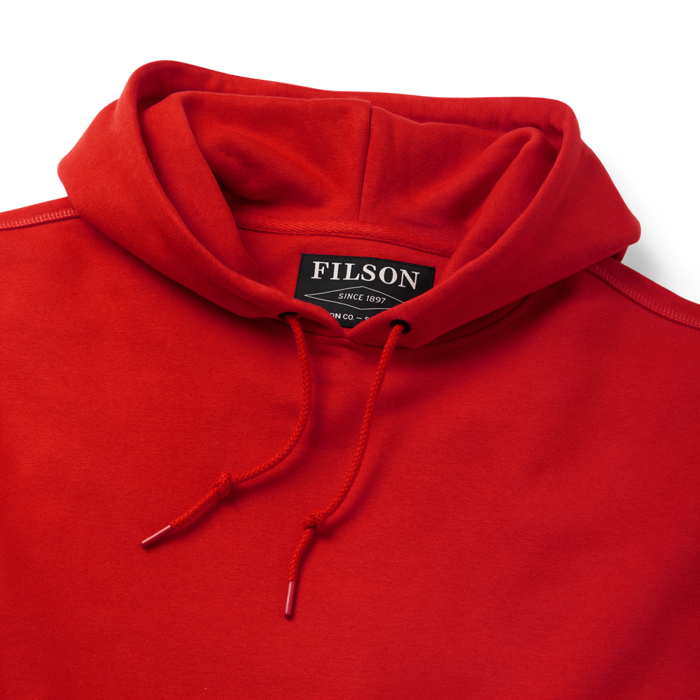Alternate view of the Filson Prospector Hoodie - Red