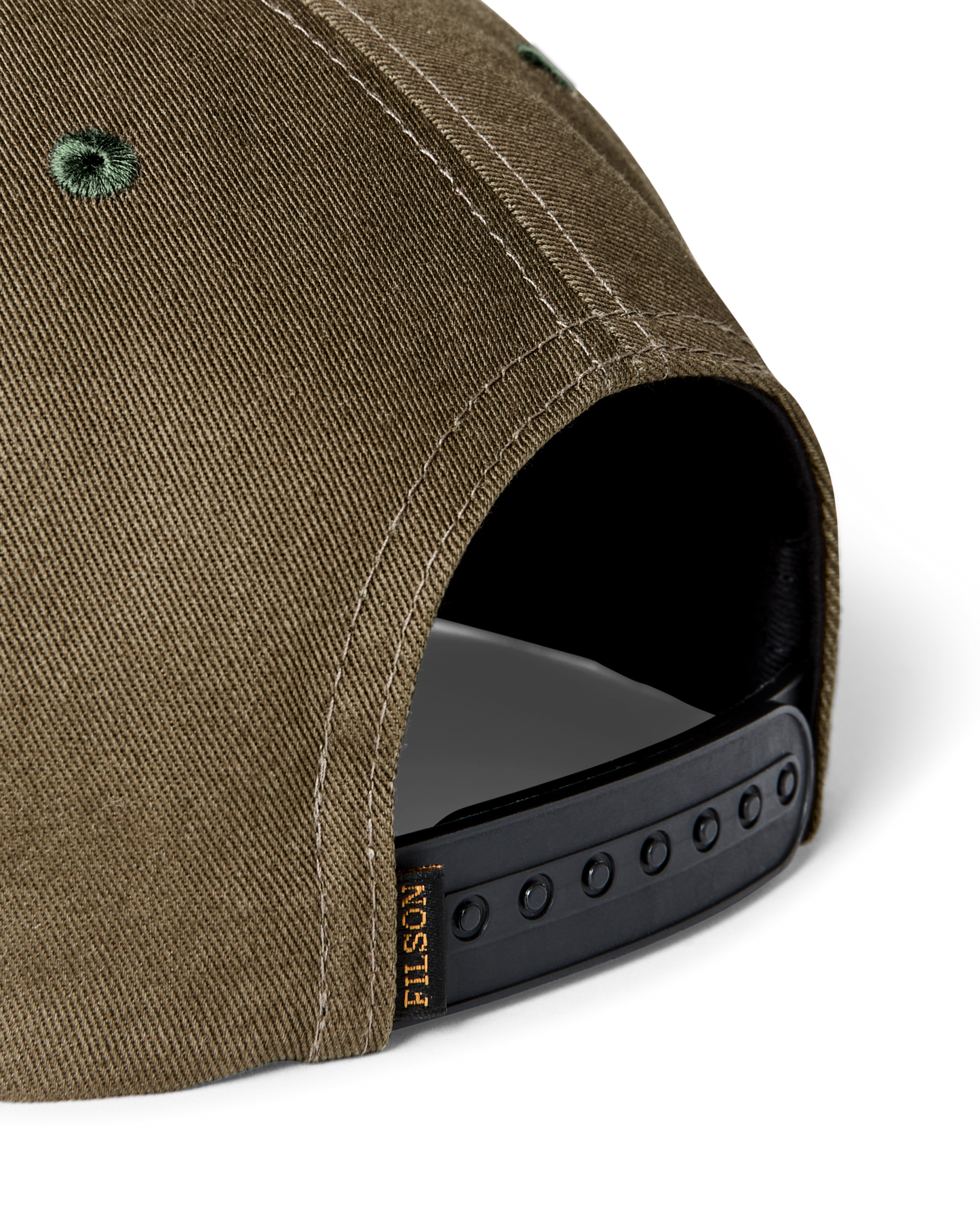 Alternate view of the Filson Diamond Trucker Cap - Olive