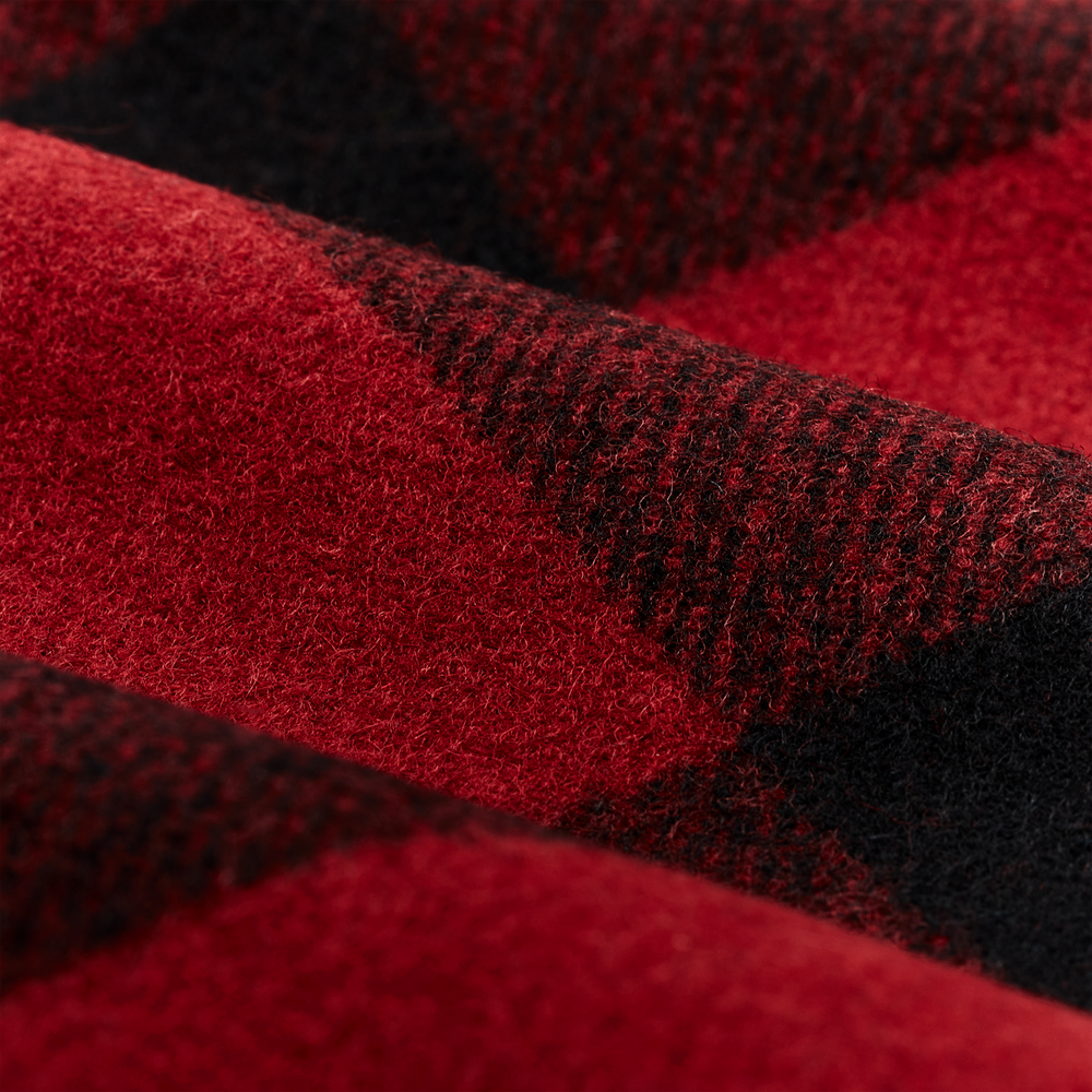 Alternate view of the Filson Mackinaw Wool Jac-shirt - Red / Black Plaid