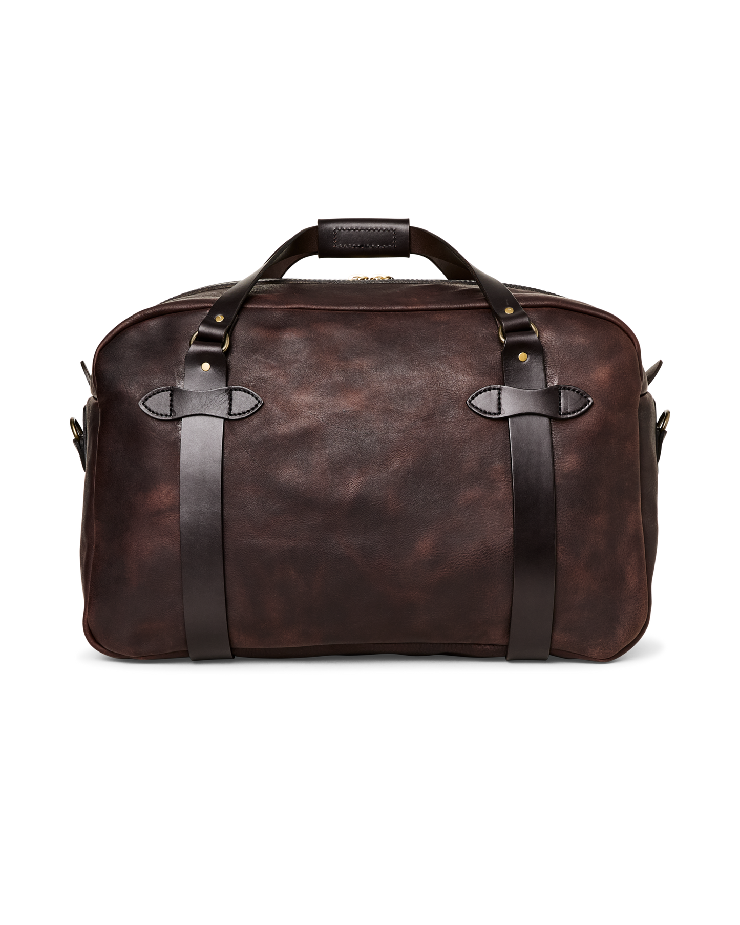 Heritage Leather Medium Duffle Bag - Ballard Brown