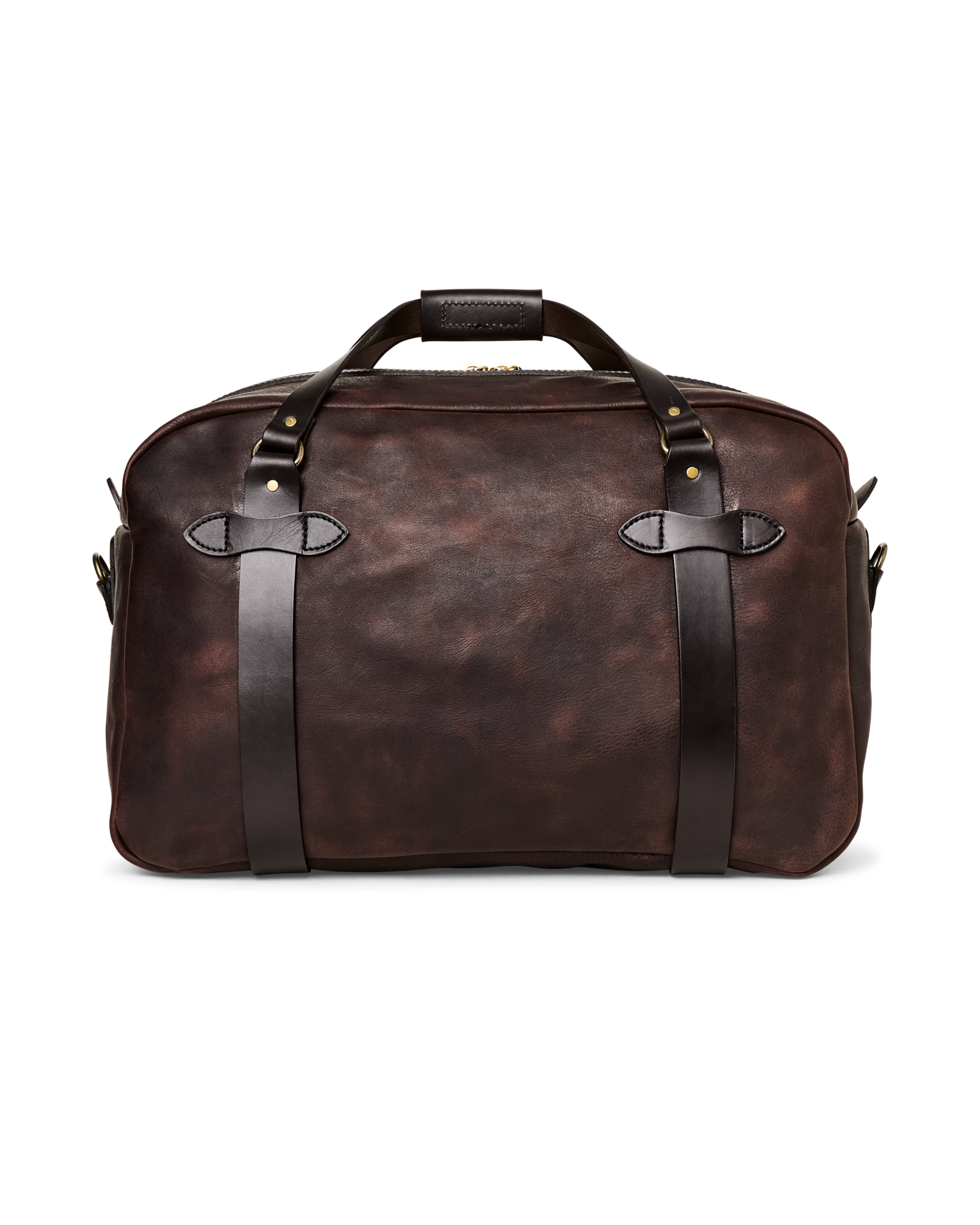 Heritage Leather Medium Duffle Bag - Ballard Brown