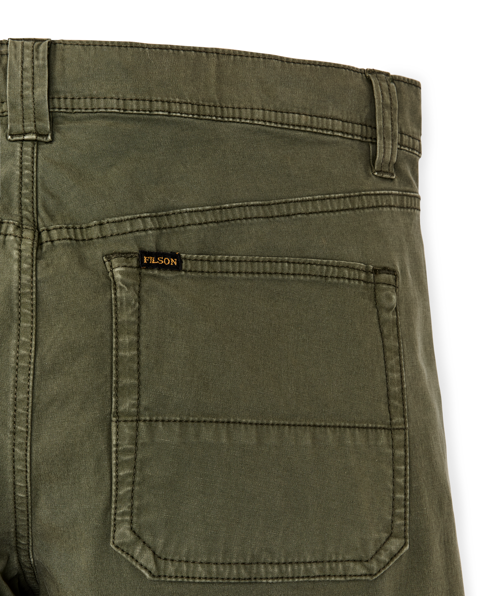 Alternate view of the Filson Granite Mountain 5-pocket Pants - Burnt Olive