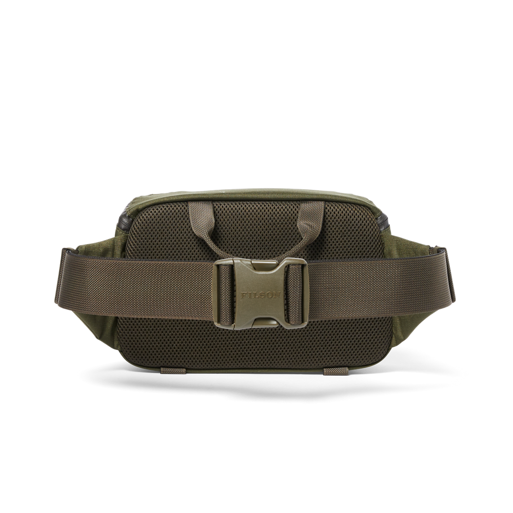 Alternate view of the Filson Ripstop Compact Waist Pack - Surplus Green