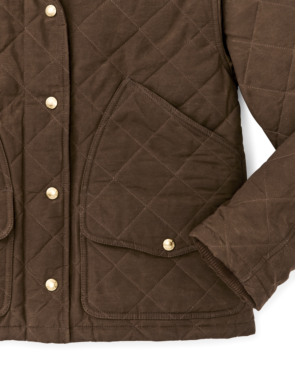 Women's Quilted Outfitter Jacket - Dark Brown