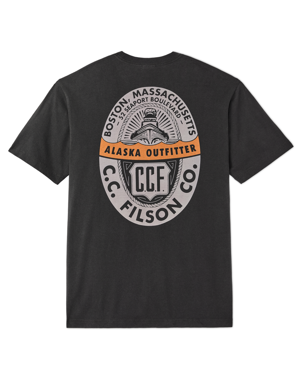 Boston Graphic T-Shirt - Black