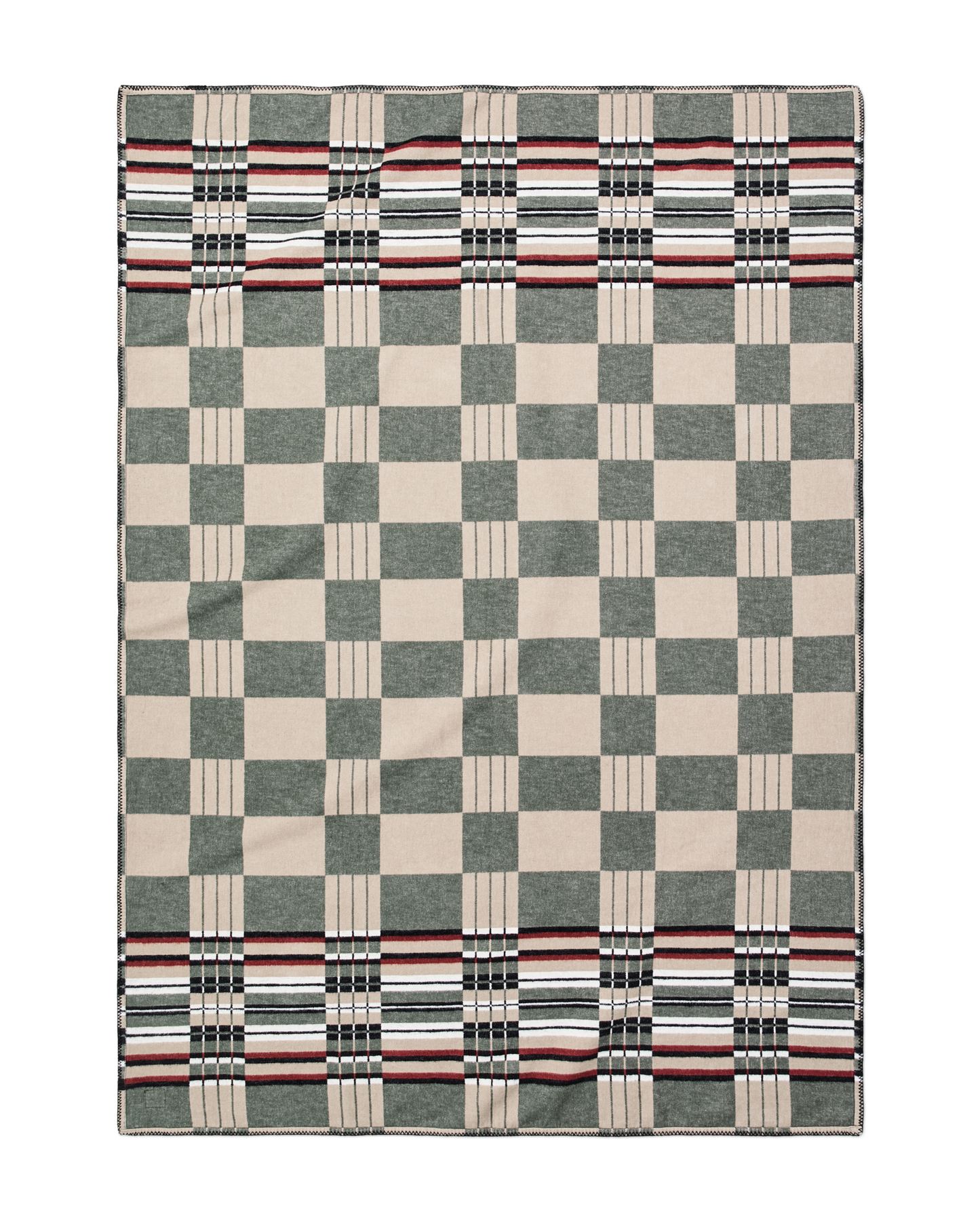 Alternate view of the Filson Longmire Cotton Blanket - Silver Sage