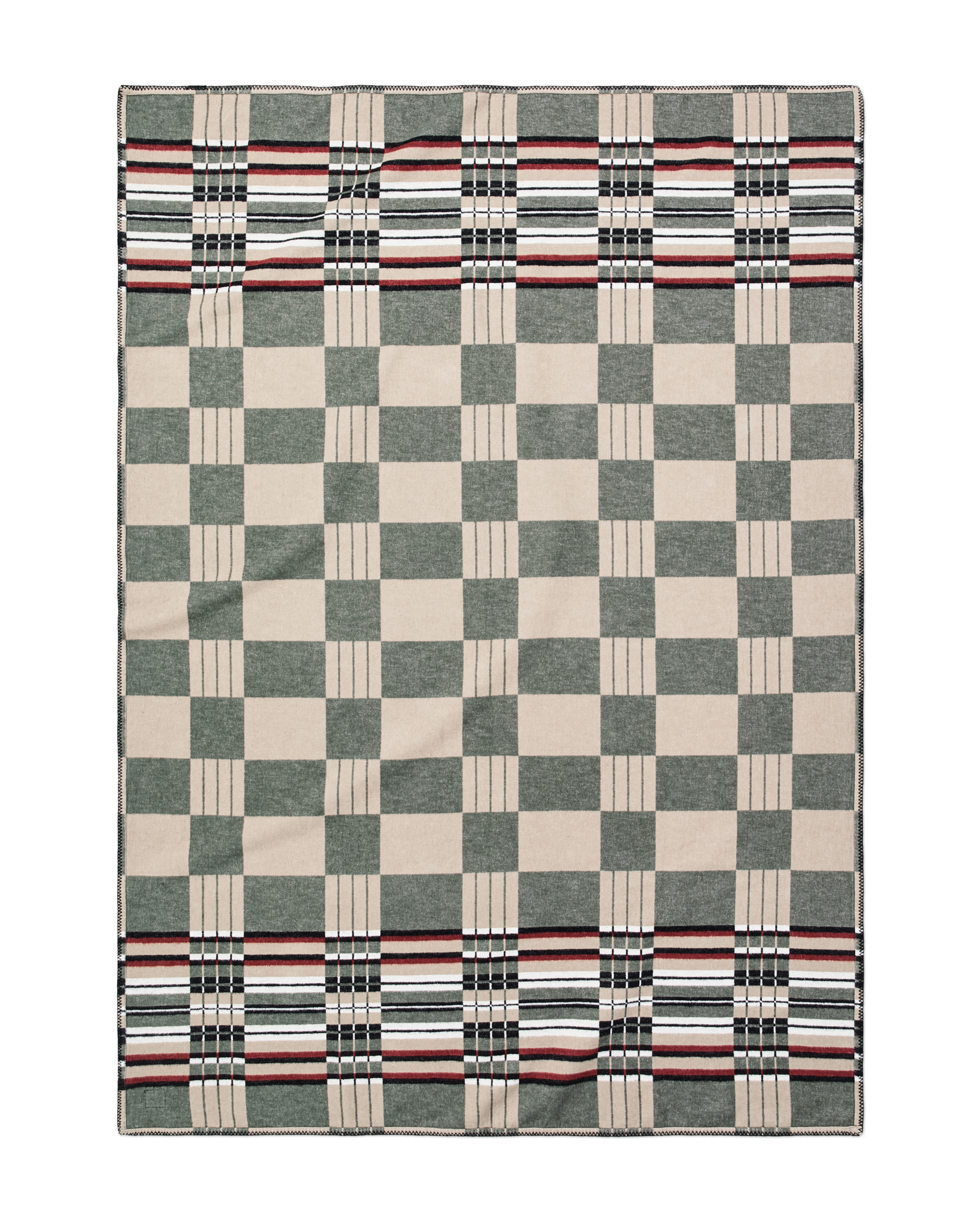 Alternate view of the Filson Longmire Cotton Blanket - Silver Sage