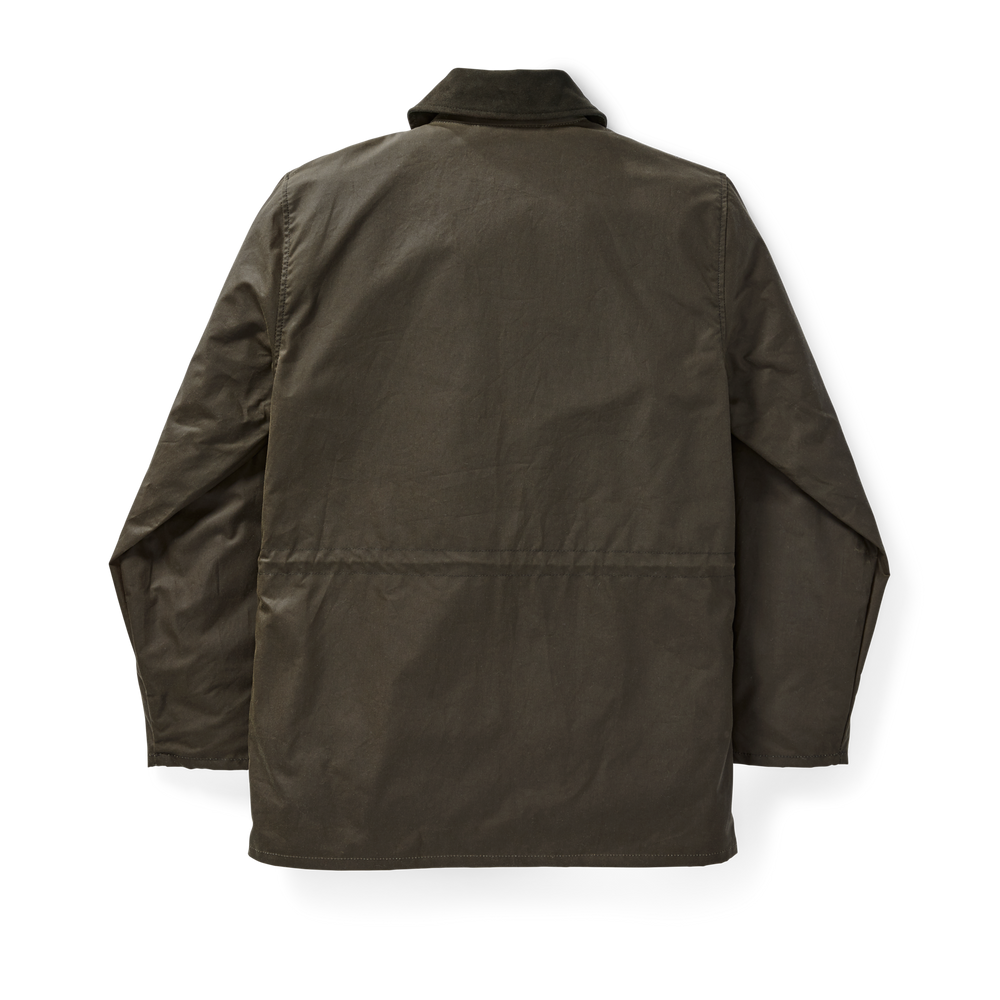 Alternate view of the Filson Cover Cloth Mile Marker Coat - Otter Green
