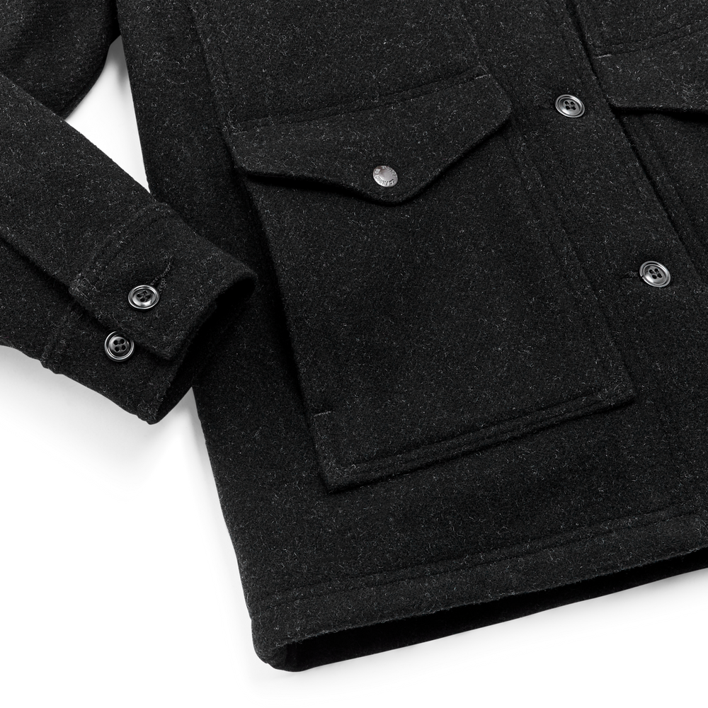 Alternate view of the Filson Women's Mackinaw Cruiser - Charcoal