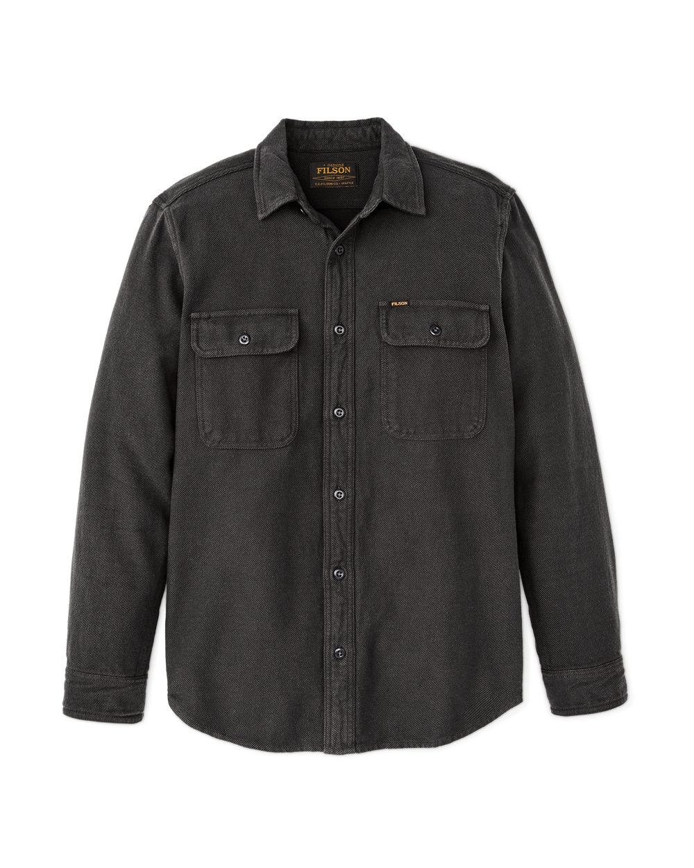 Vintage Flannel Work Shirt - Charcoal