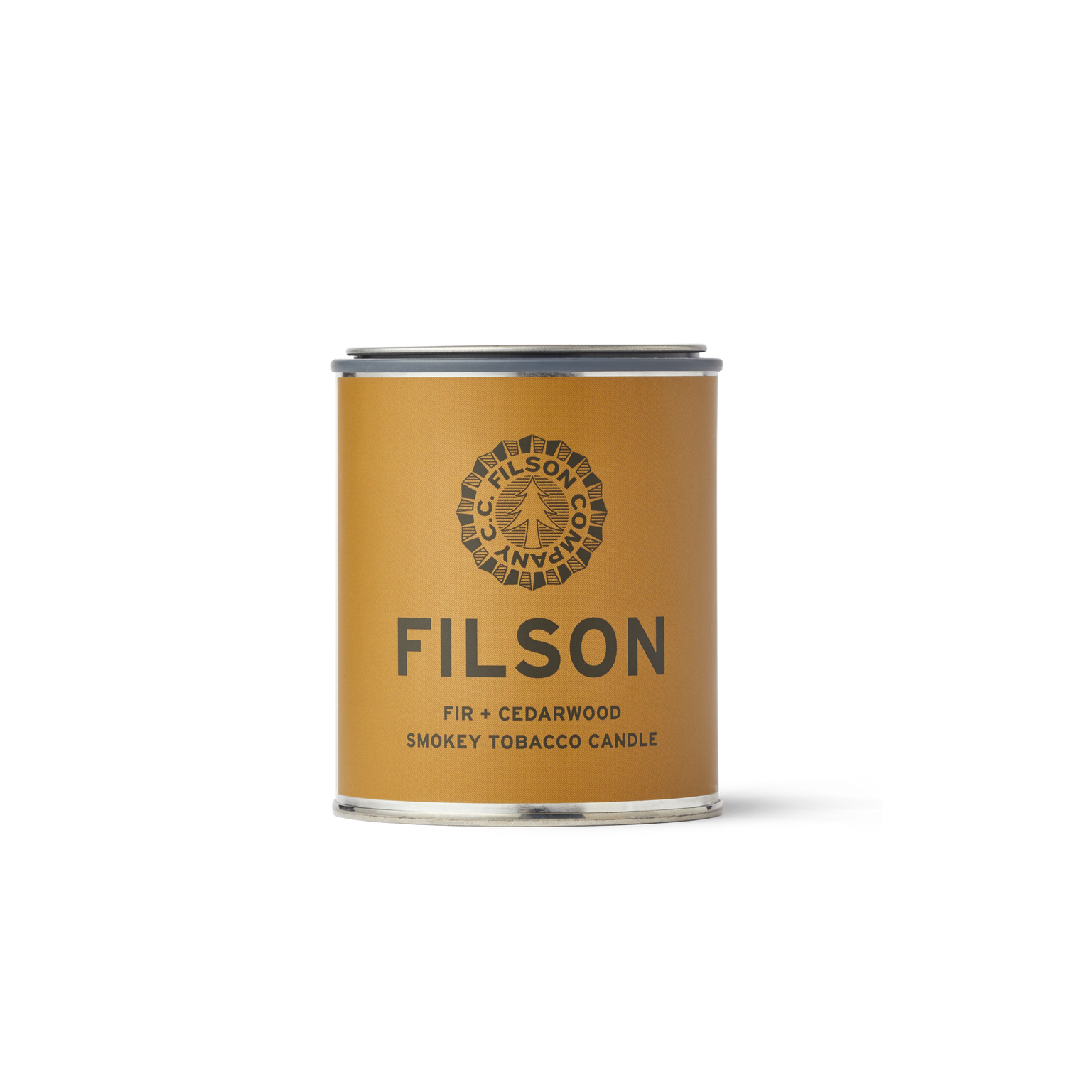 Front-facing image of the Filson Filson Candle - Golden Tan