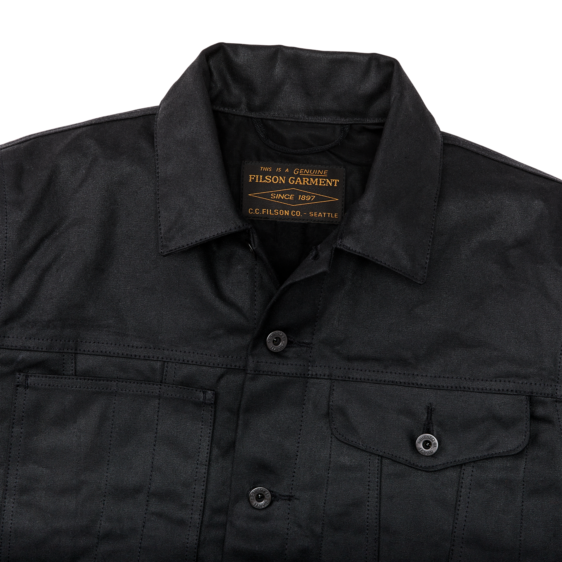 Tin Cloth Short Lined Cruiser Jacket | Filson Tin Cloth Short Lined Cruiser Jacket | Filson