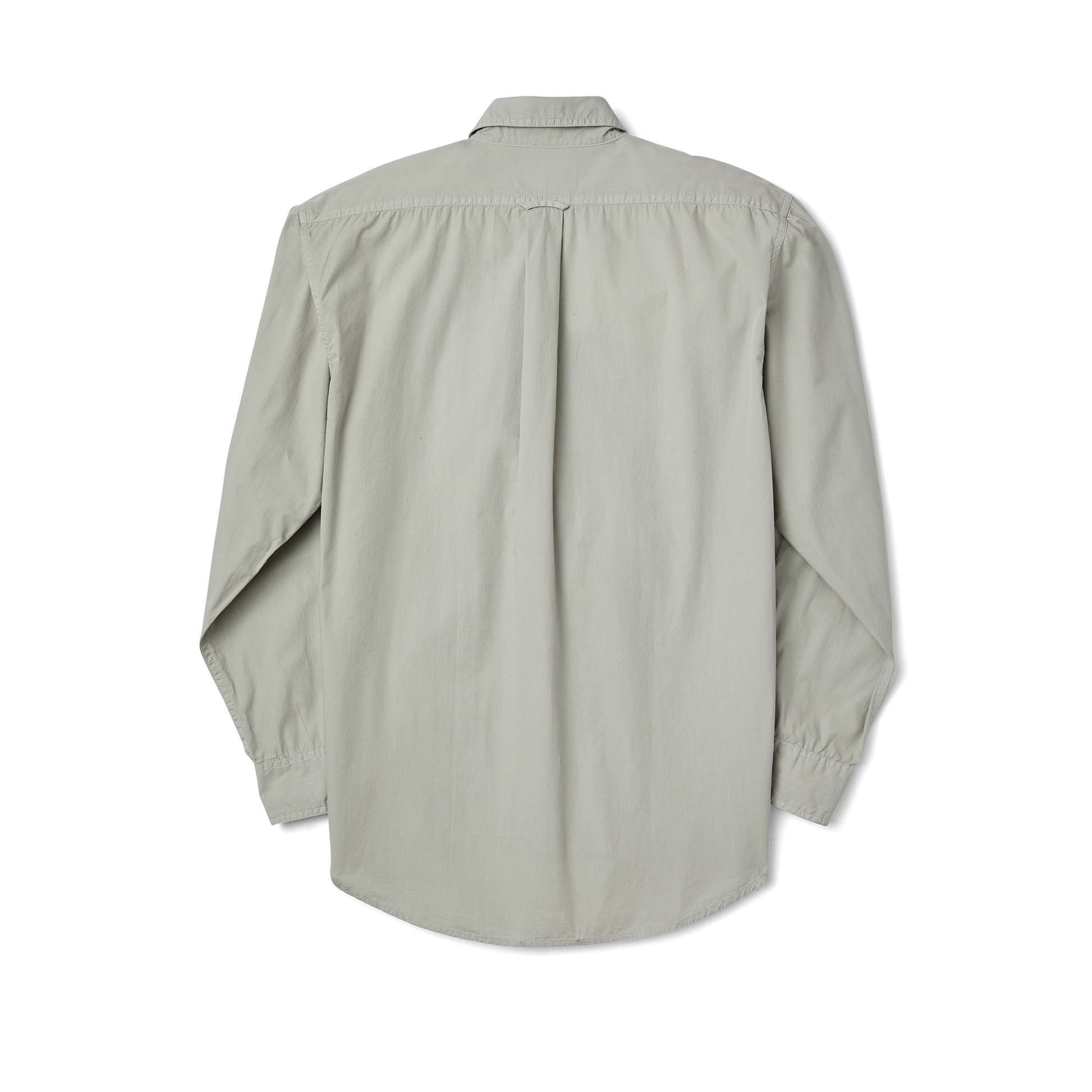 Alternate view of the Filson Filson's Washed Feather Cloth Shirt - Fog