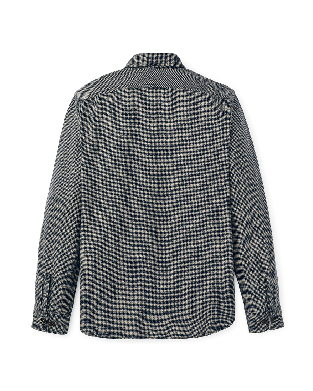 Rangeland Flannel Shirt - Navy / Tan Plaid