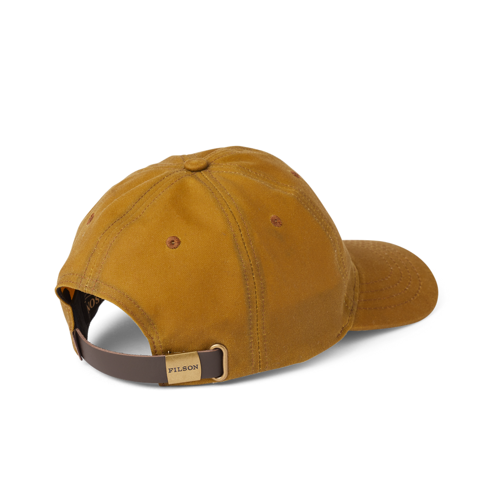 Alternate view of the Filson Oil Tin Low-profile Cap - Dark Tan