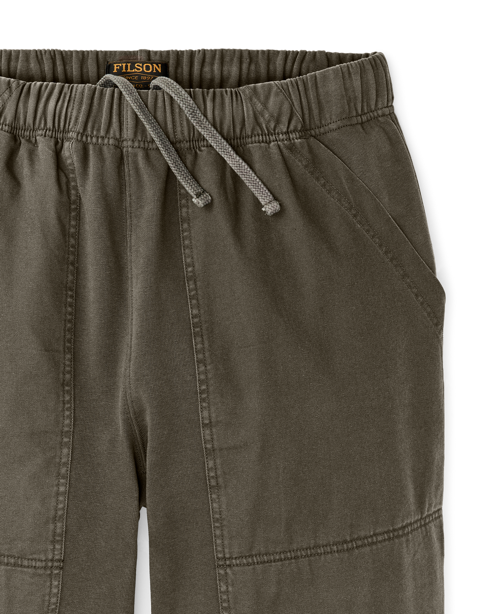 Alternate view of the Filson Field Knit Double-Front Sweatpants - Black Olive