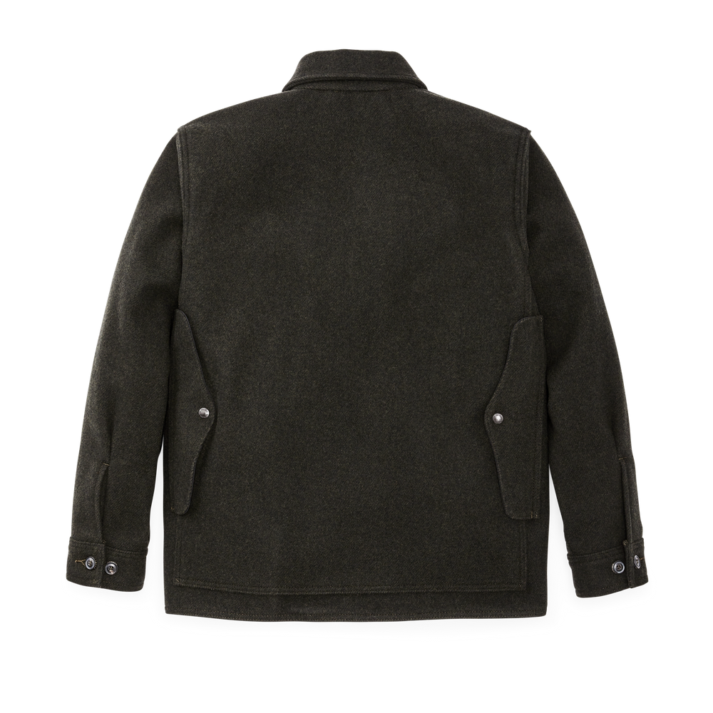 Alternate view of the Filson 110th Anniversary Mackinaw Cruiser - Peat Black