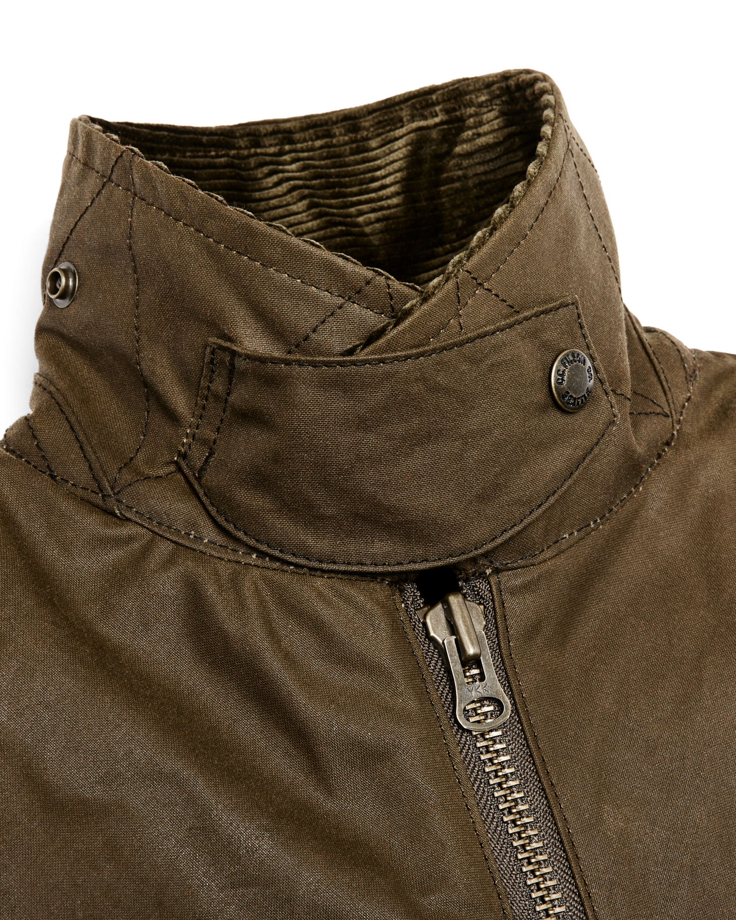 Alternate view of the Filson Women's Shelter Cloth Short Work Jacket - Dark Tan