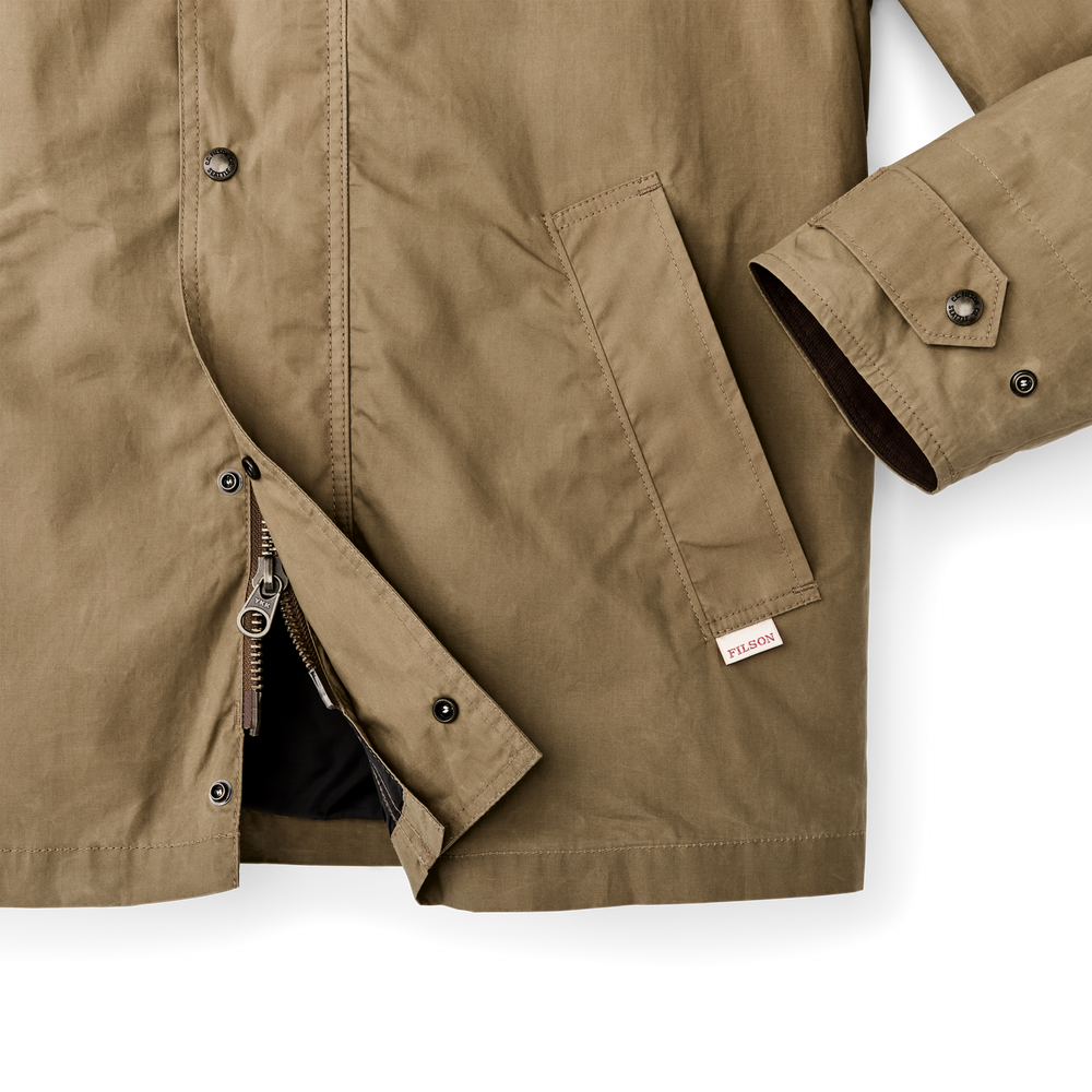 Dry Wax Short Field Jacket - Dark Beige | Filson