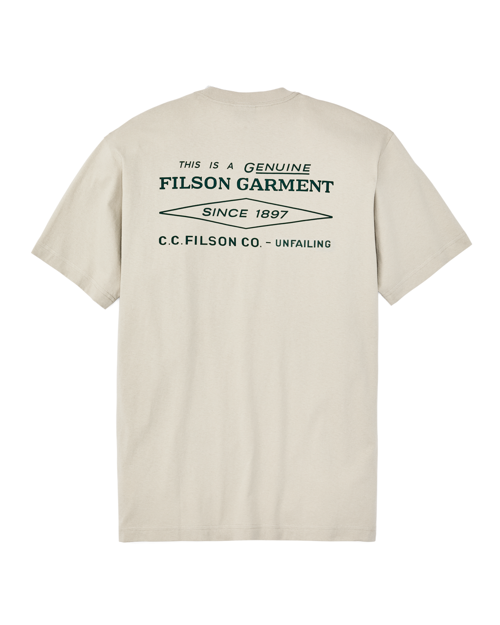 Alternate view of the Filson Diamond Graphic T-shirt - Gray Sky