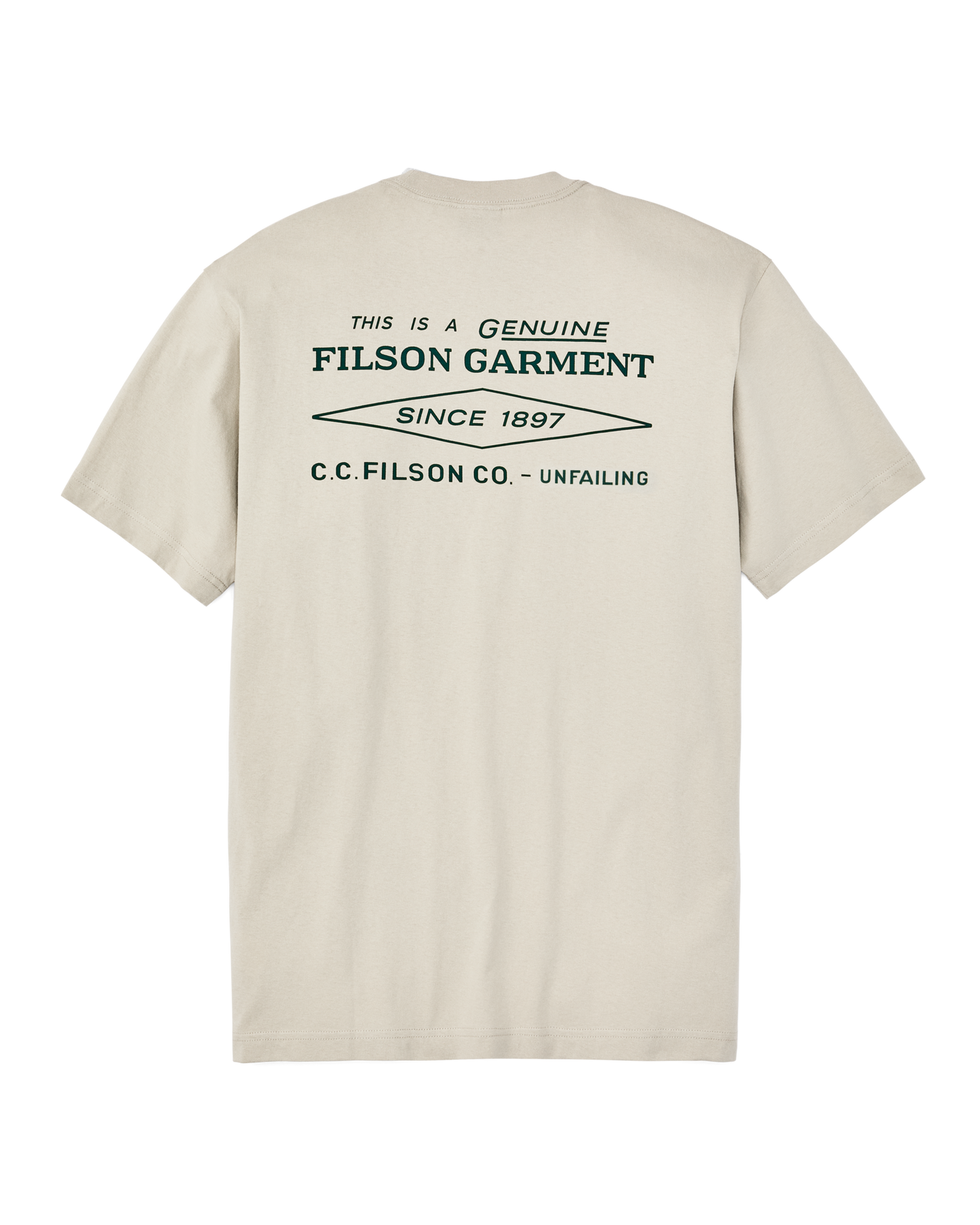Alternate view of the Filson Diamond Graphic T-shirt - Gray Sky