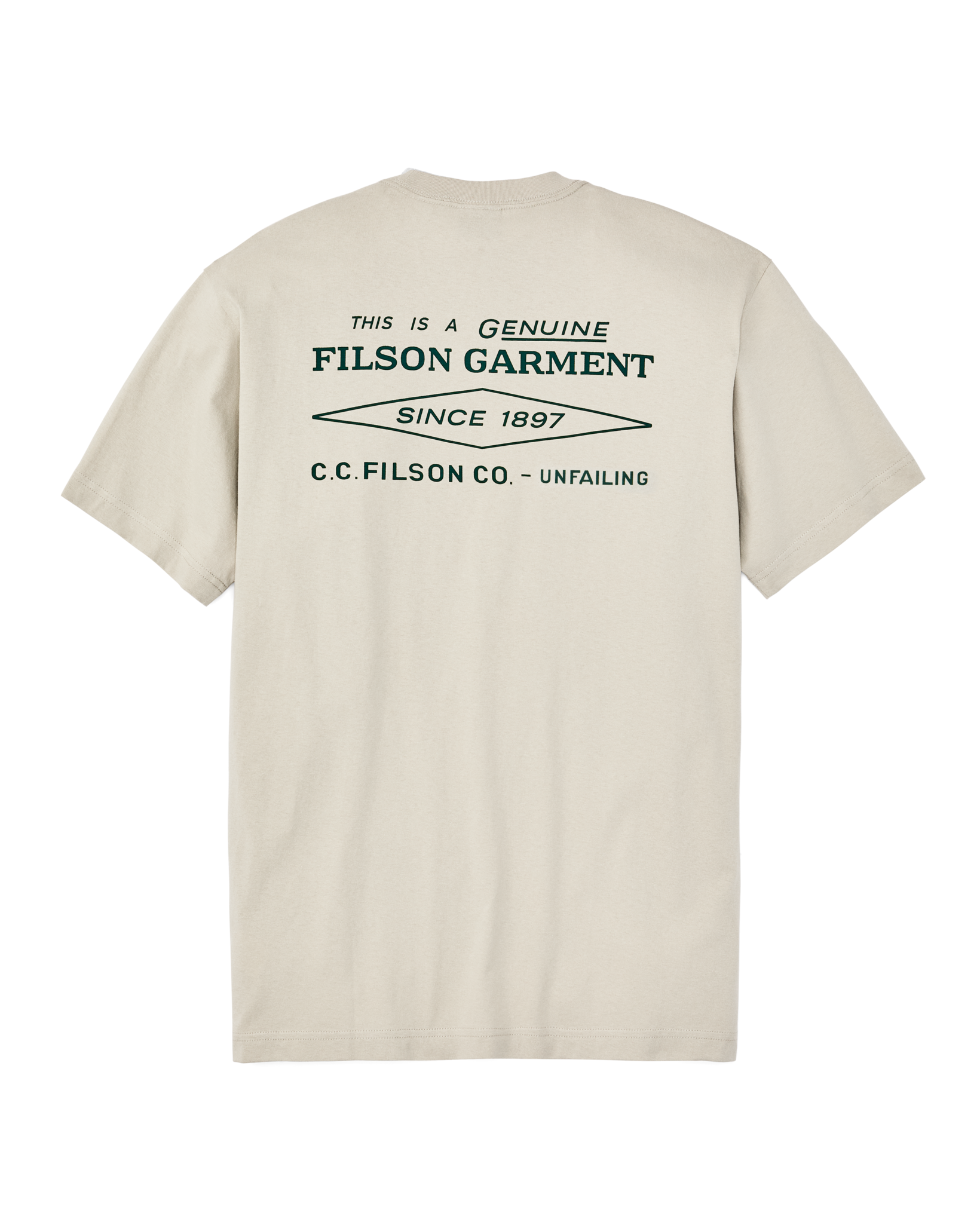 Alternate view of the Filson Diamond Graphic T-shirt - Gray Sky