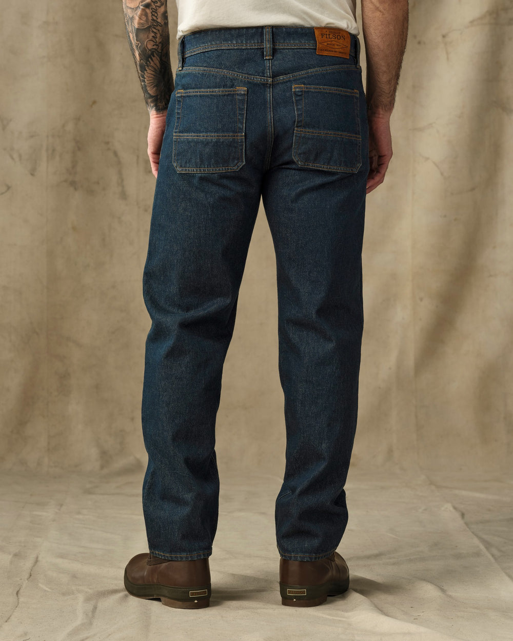 14-oz. Straight-Leg Jeans - Rinsed Vintage Indigo