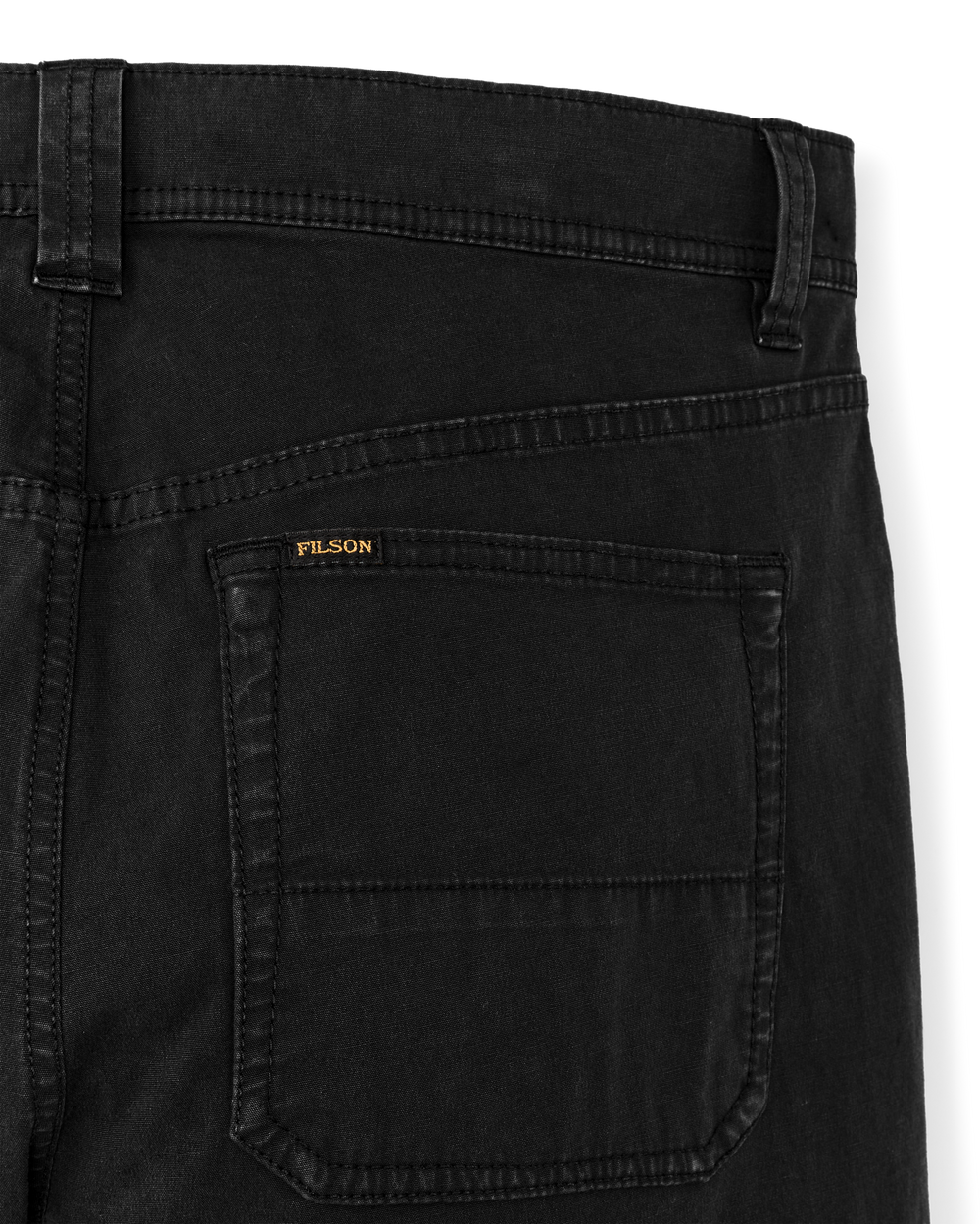 Alternate view of the Filson Granite Mountain 5-pocket Pants - Washed Faded Black