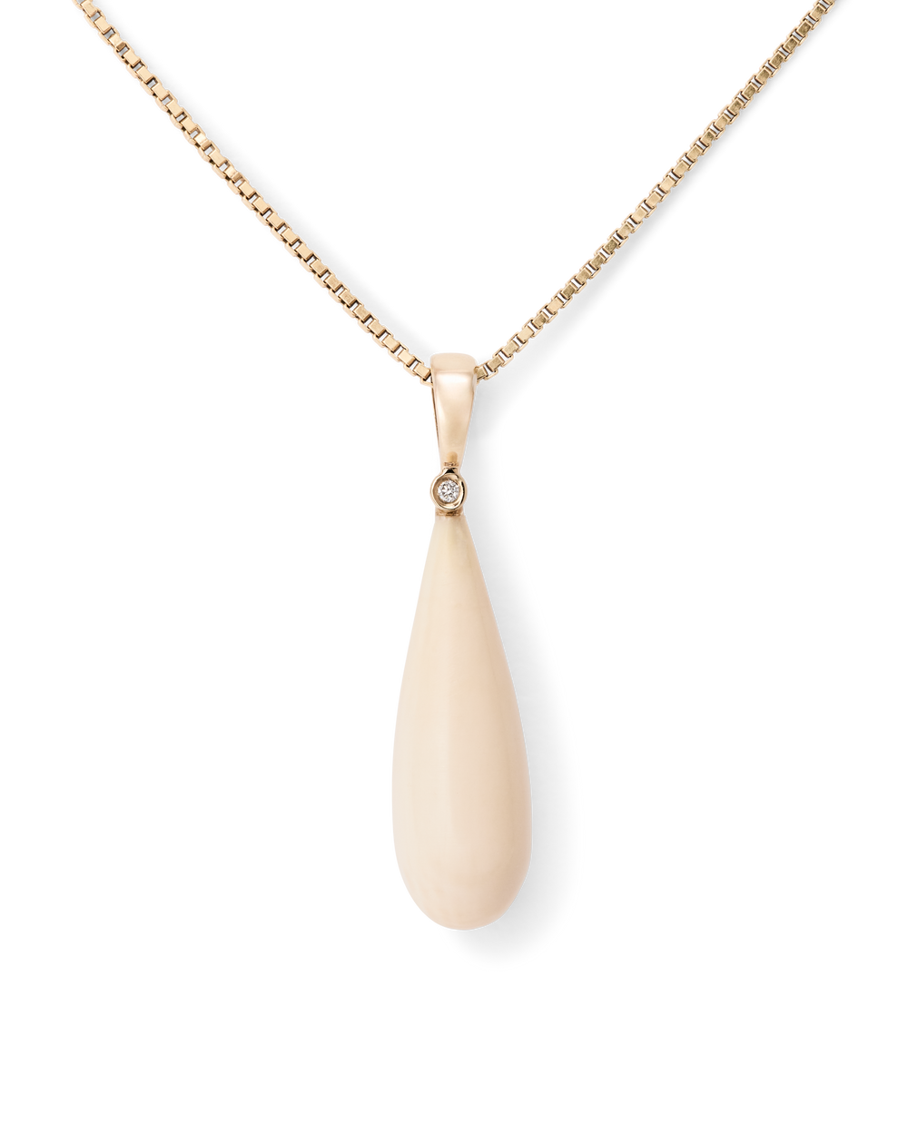 Ivory Jacks Mammoth 14k Pendant - 14kyg
