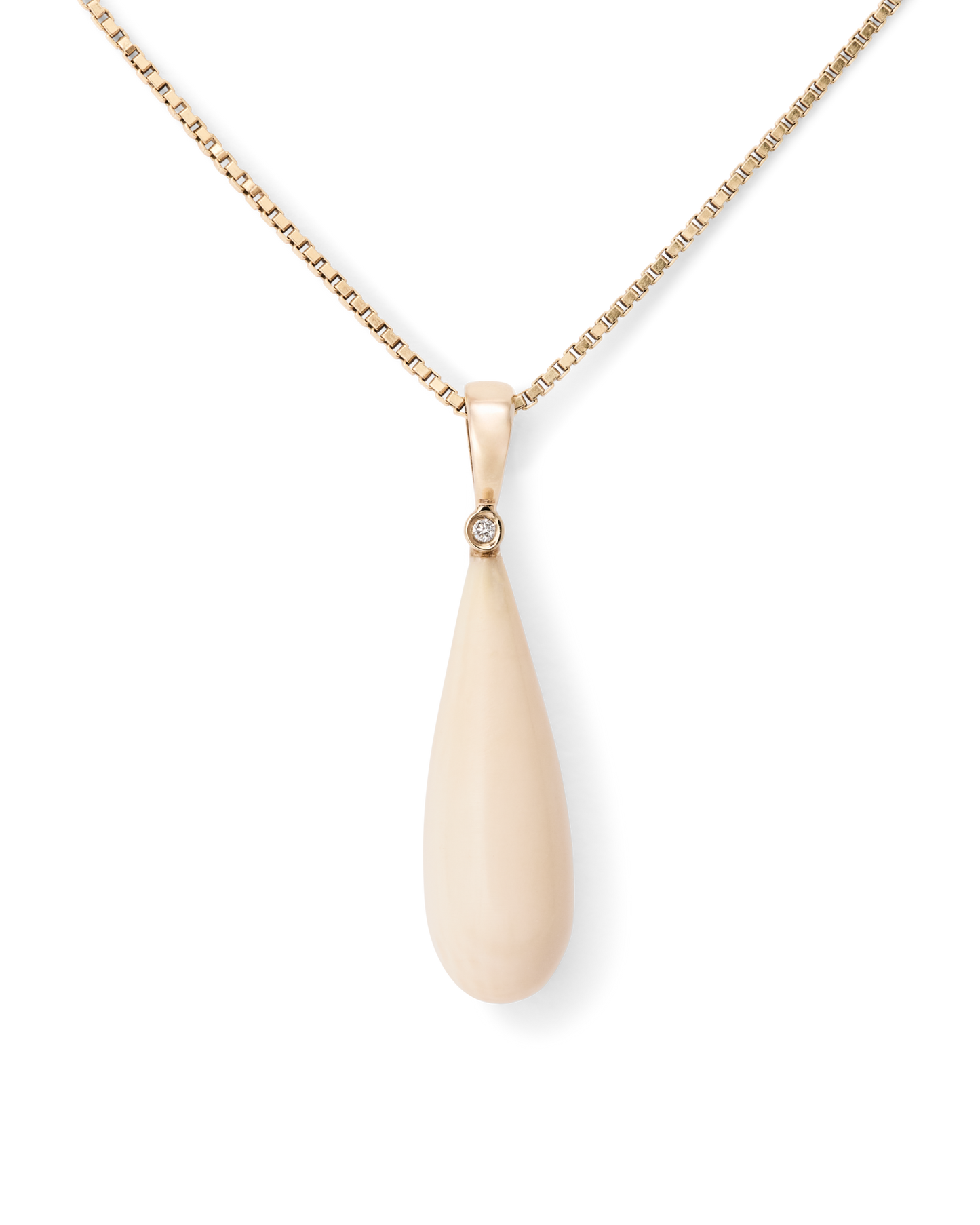 Ivory Jacks Mammoth 14k Pendant - 14kyg