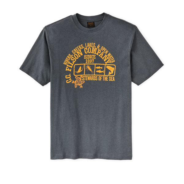 Tシャツ・カットソー Filson T-shirts Light Blue 50c0fb83fde22c5eaeeea1c6ef647b