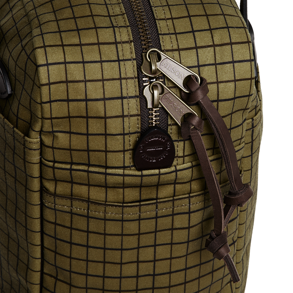 Alternate view of the Filson Tin Cloth Zipper Tote Bag  - Flyway Green